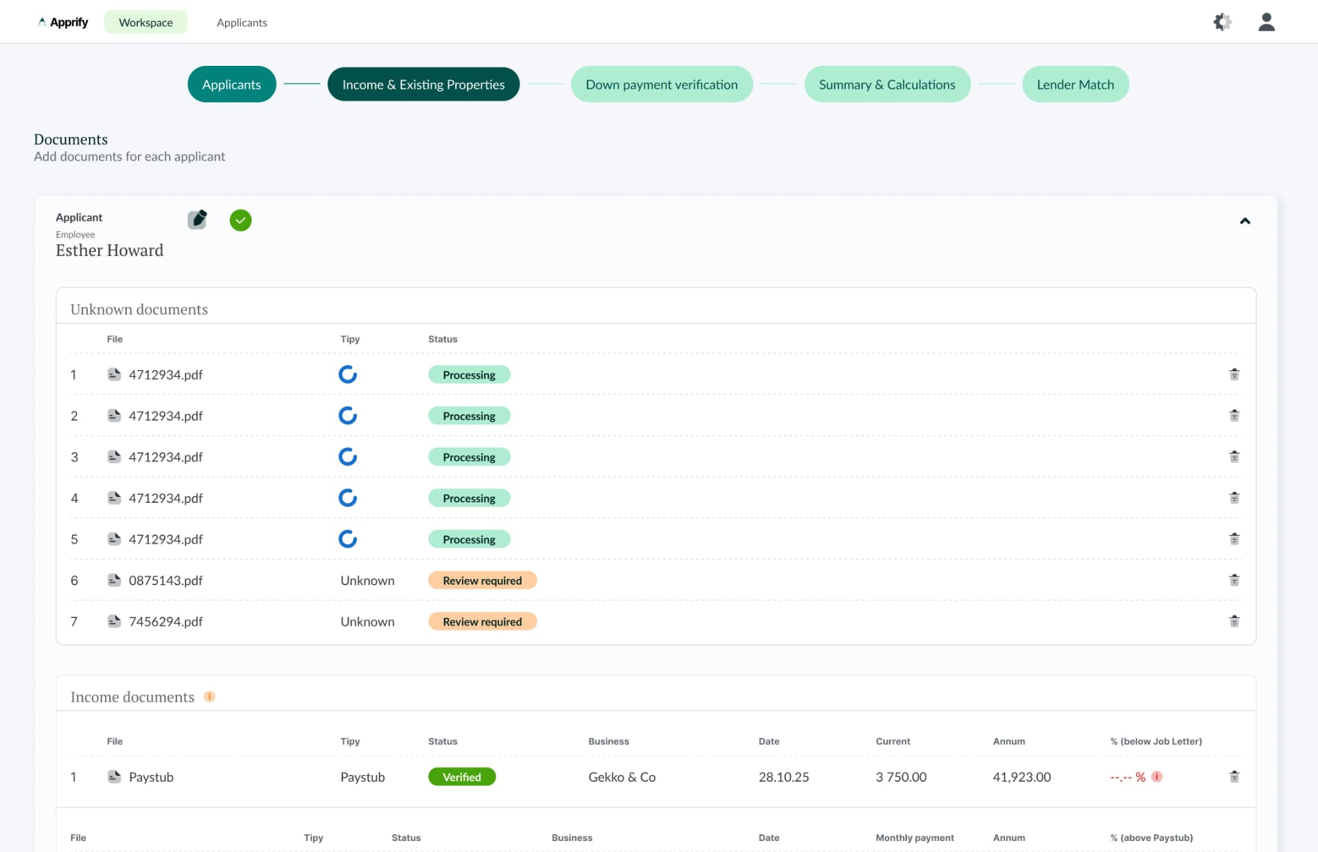 Mortgage processing automated with AI decisioning